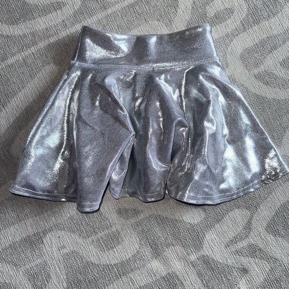Dori Creations Silver Skater Skirt Skort - Picture 1 of 2